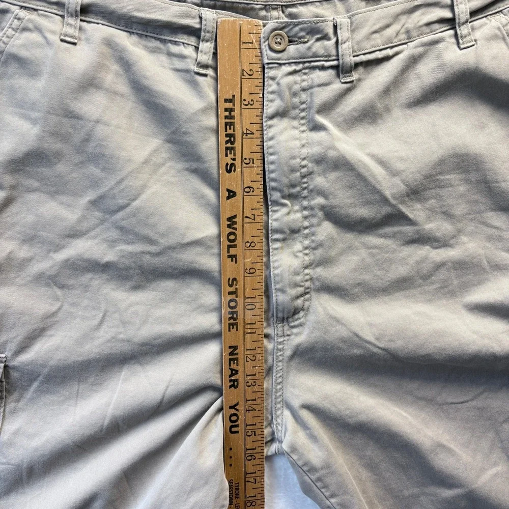 Wrangler Cargo Shorts Men Sz 44 Beige Outdoor‎ Casual Utility Khaki